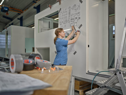 tesa® 4615RC General purpose duct tape - 31 % recycled share, black, 50 mm x 50 m