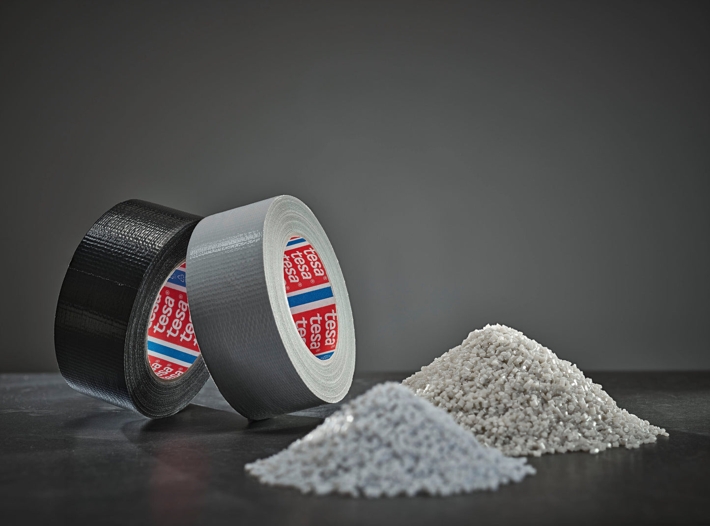 tesa® 4615RC General purpose duct tape - 31 % recycled share, black, 50 mm x 50 m