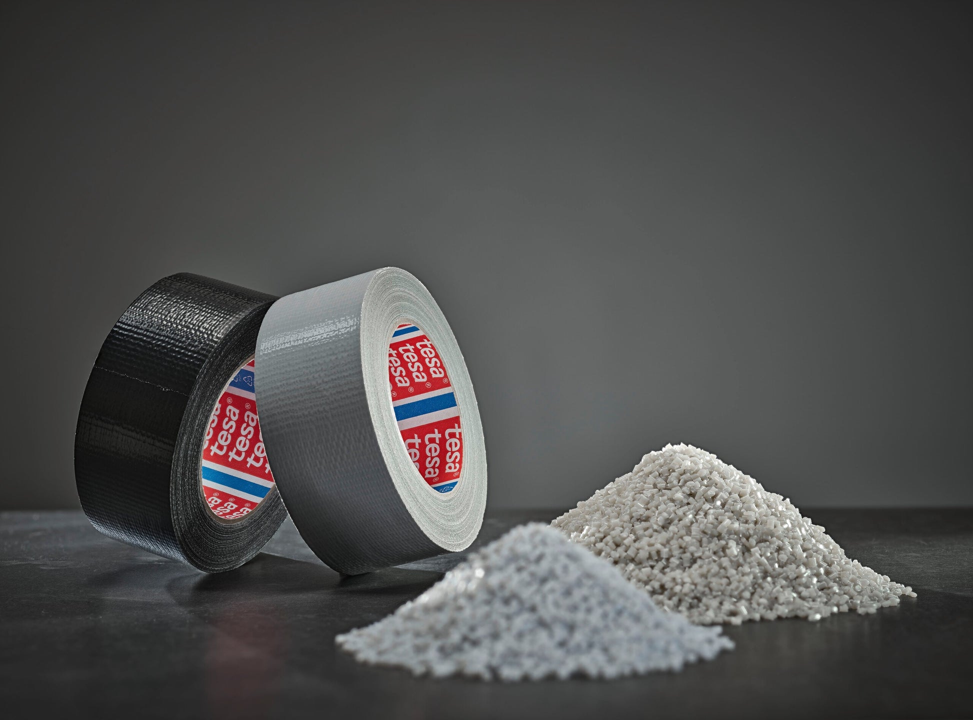 tesa® 4615RC General purpose duct tape - 31 % recycled share, black, 50 mm x 50 m