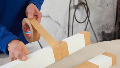 tesa® 4309 Car masking tape for paint spraying up to 120°C, brown, 48 mm x 100 m