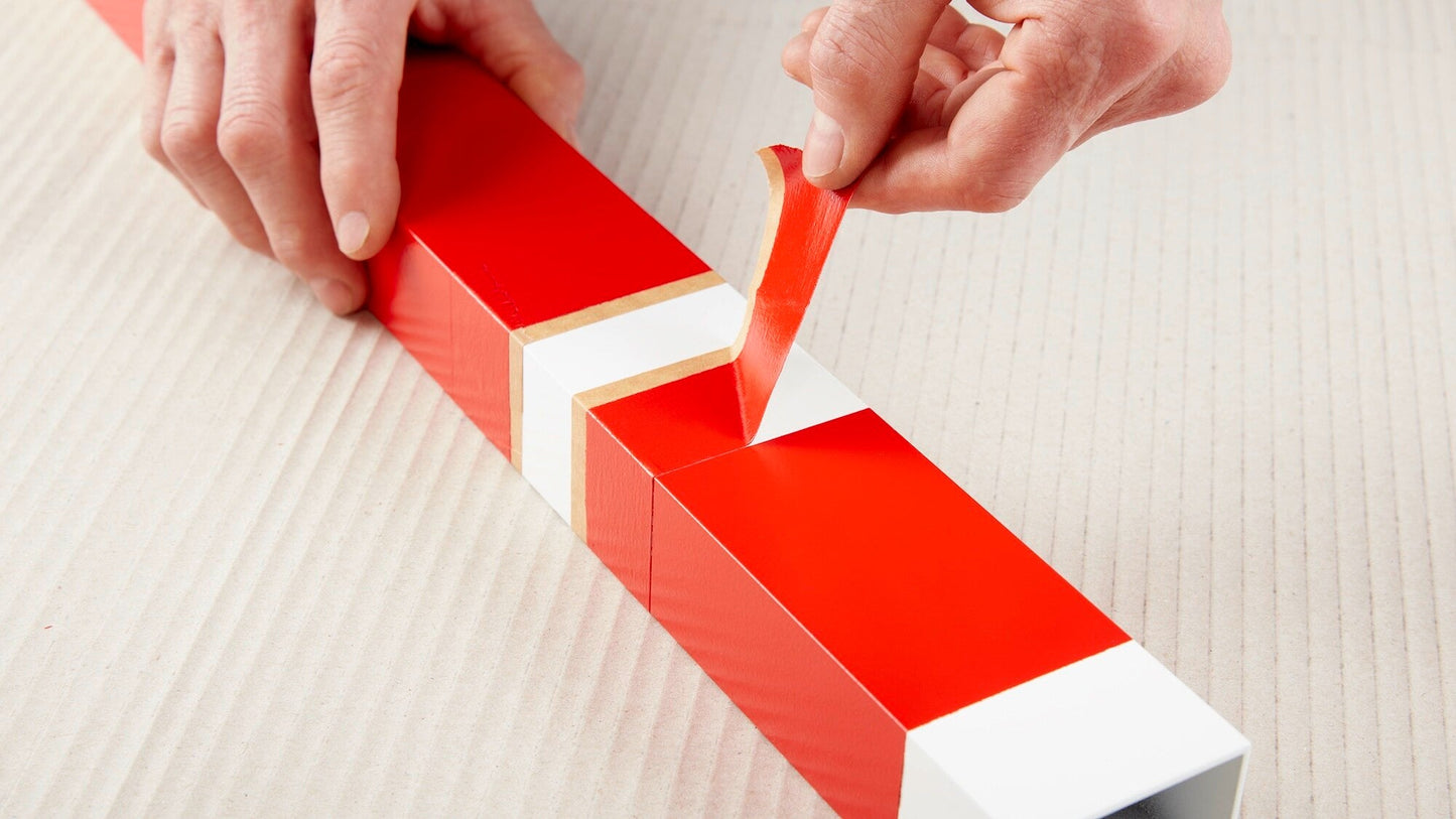 tesa® 4309 Car masking tape for paint spraying up to 120°C, brown, 48 mm x 100 m