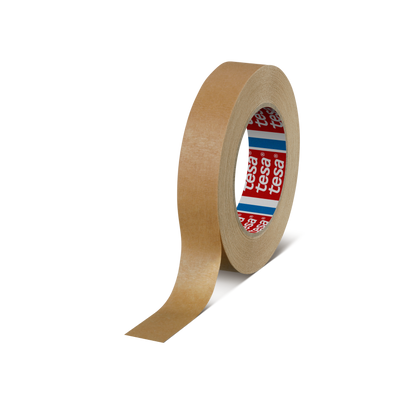tesa® 4309 Car masking tape for paint spraying up to 120°C, brown, 25 mm x 50 m