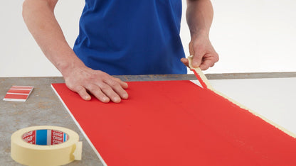 tesa® 4323 General purpose paper masking tape, black, 50 mm x 50 m