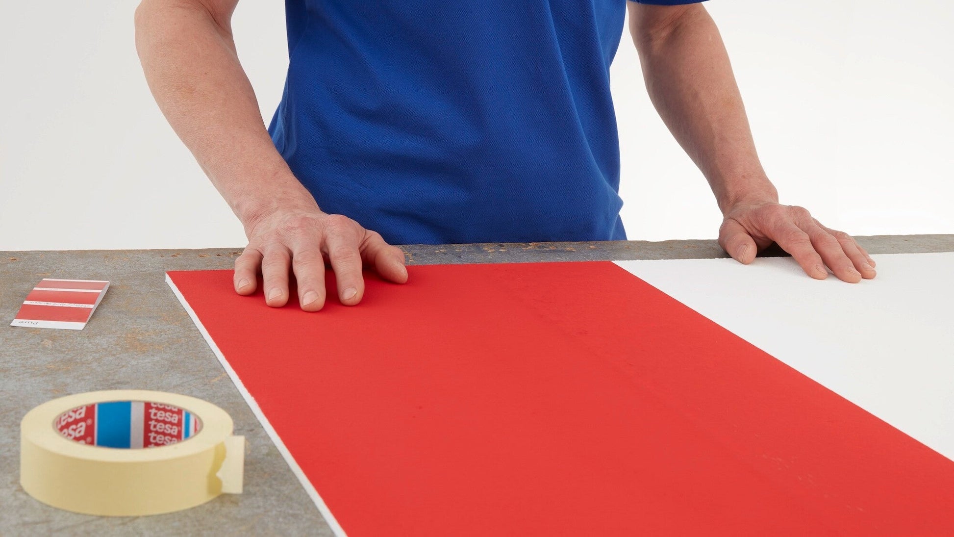 tesa® 4323 General purpose paper masking tape, chamois, 100 mm x 50 m