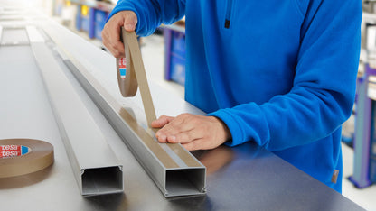 tesa® 4962 Premium double-sided non-woven tape, white transluscent, 50 mm x 50 m