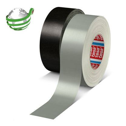 tesa® 4657 Temperature resistant acrylic paste coated cloth tape, grey, 15 mm x 50 m