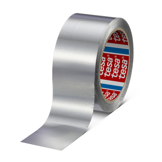 tesa® 60630 Conformable aluminum tape - 30µ foil, silver, 50 mm x 50 m
